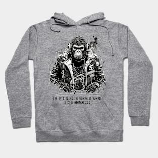 Cyberpunk gorilla Hoodie